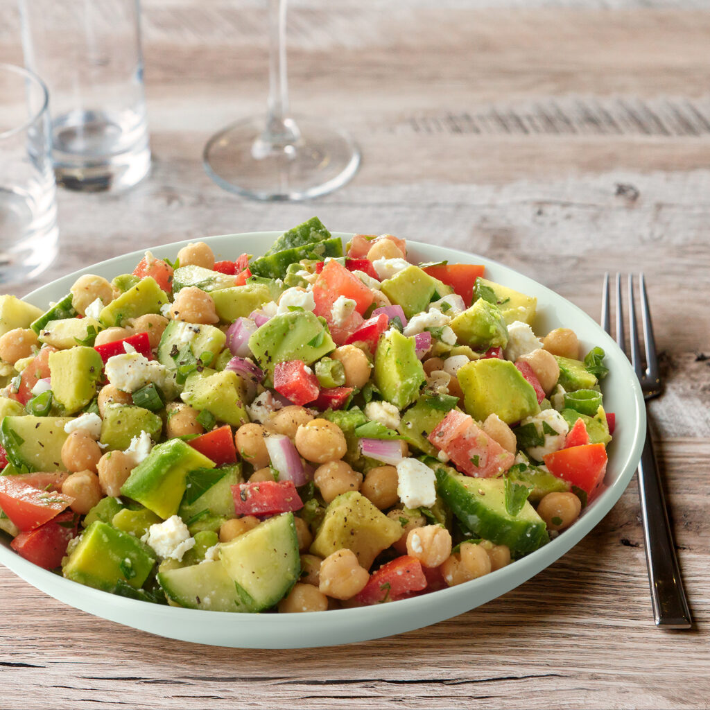 Avocado Chickpea Mediterranean Salad – Eat Wholly
